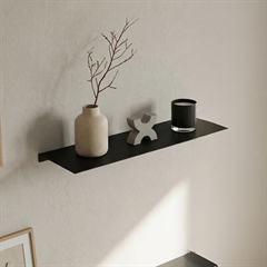 Como Hylde 37,5 x 10 cm - Sort metal